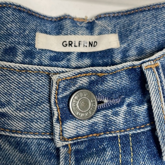 GRLFRND Karolina Distressed High Waisted Jeans in A Little More Love Size 26 - Picture 3 of 7